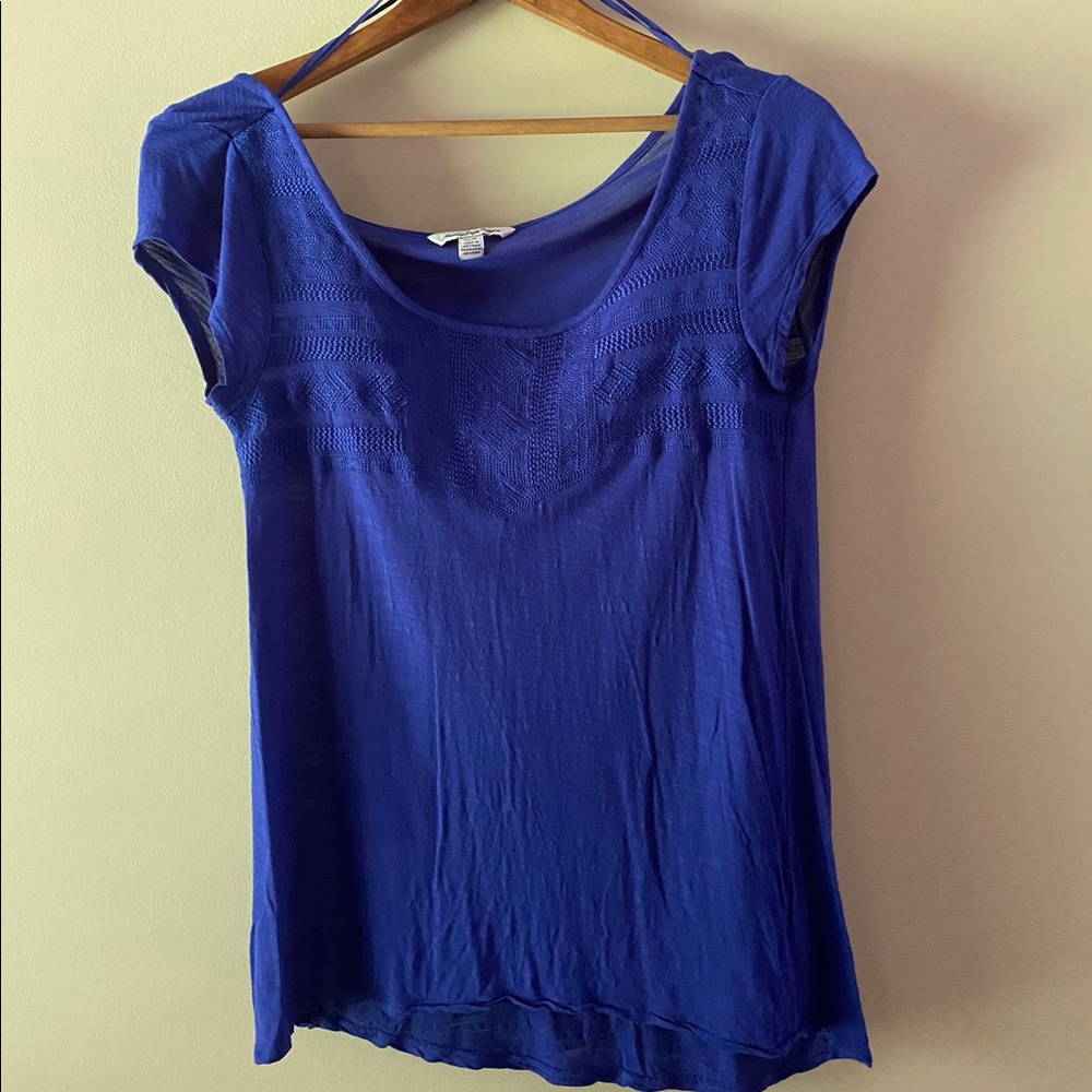 Dark Blue American Eagle Top